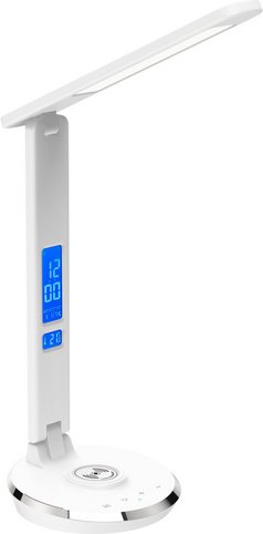 CASAYA LED-Tischlampe »TORSBY«, 5,3 w, 700 lm, weiß, H: 45 cm, Ladestation - weiss