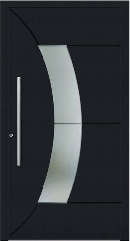 KNOCK Aluminium-Haustür »Terra Nova«, anthrazit - grau