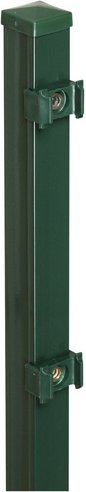 FLORAWORLD Zaunpfosten »Classic«, Stahl, BxLxT: 4 x 125 x 4 cm - gruen