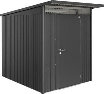 Thumbnail - BIOHORT Gerätehaus »AvantGarde®«, Stahl, BxHxT: 174 x 218 x 214 cm (Außenmaße inkl. Dachüberstand) - grau