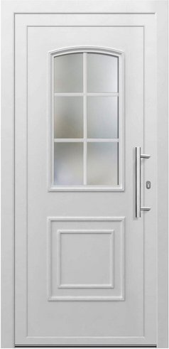 KNOCK Kunststoff-Haustür »FLORA«, weiß - weiss