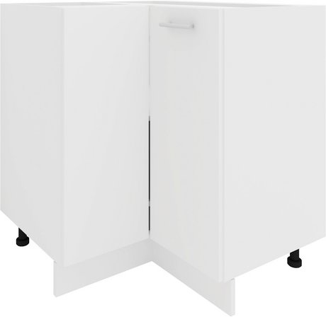 VCM Eckschrank »Esilo«, BxHxL: 76 x 82 x 76 cm - weiss