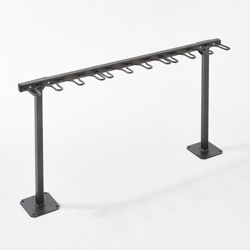 Tretrollerständer, für 9 Roller - schwarz