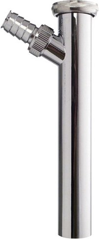 WELLWATER Verstellrohr, Messing, 1 1/4" - silberfarben