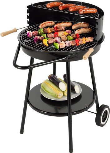 BBQ Hero Holzkohlegrill »Santa Fe«, Grillfläche Ø 48,5 cm - schwarz