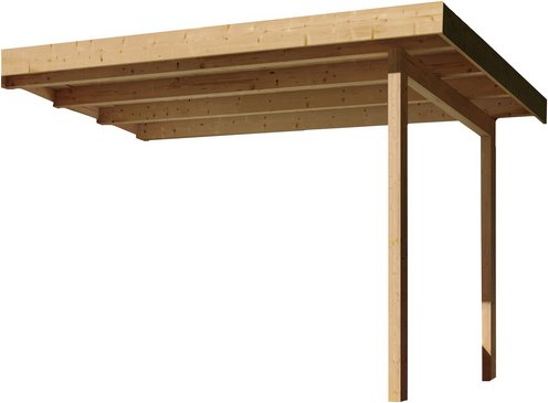 KARIBU Schleppdach, natur, geeignet für: , natur - beige