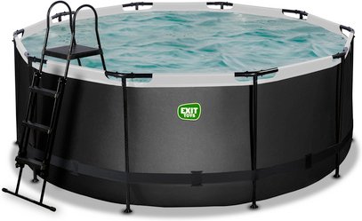 EXIT Toys Pool »Black Leather Pools«, Ø: 360 cm, 10126 l, schwarz