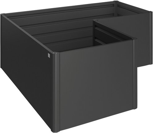 Thumbnail - BIOHORT Hochbeet, BxHxL: 201 x 77 x 201 cm, Stahlblech - grau