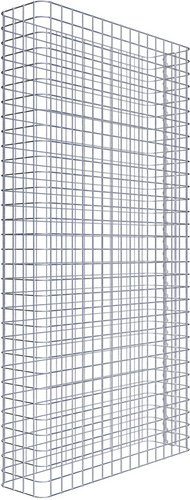 Thumbnail - Gabiona Gabionenzaun, silbergrau, Maschenweite 5 cm x 5 cm - silberfarben