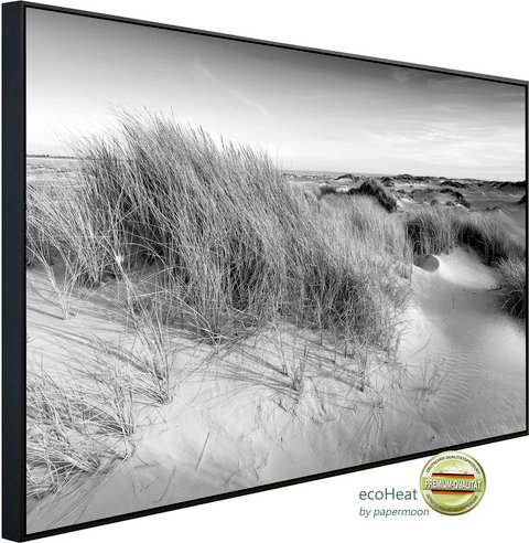 Thumbnail - papermoon Infrarotheizung »EcoHeat - Landschaft schwarz + weiss«, Matt-Effekt - bunt