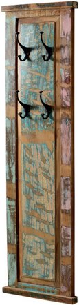 SIT Wandgarderobe »RIVERBOAT«, mit 4 Haken, Altholz - bunt