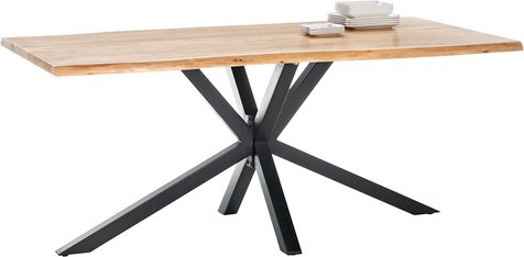SIT Tisch »TABLES & CO«, HxT: 80 x 100 cm, Holz - braun | schwarz