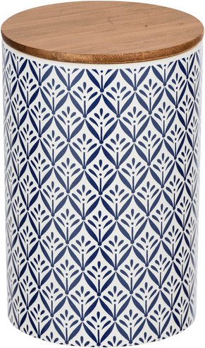 WENKO Aufbewahrungsbehälter, Keramik, mehrfarbig/braun/transparent - bunt