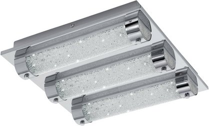 EGLO Wand-/Deckenleuchte »TOLORICO«, Edelstahl, 4000K - silberfarben