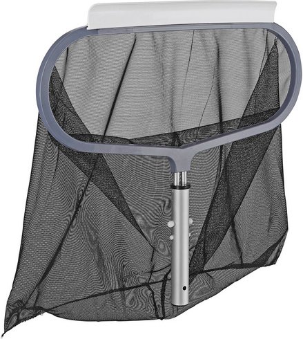 Mr. GARDENER Aufsteck-Bodenkescher, Aluminium, BxL: 37 x 52 cm - blau