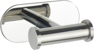 WENKO Haken »Turbo-Loc Orea shine«, Edelstahl, glänzend - silberfarben