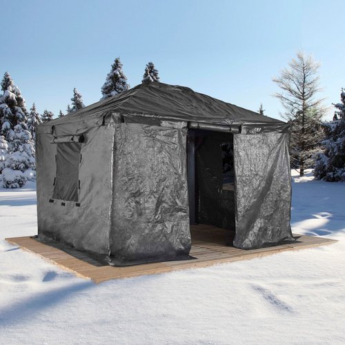 SOJAG Winterabdeckung Pavillon, für Pavillon 12x20, grau
