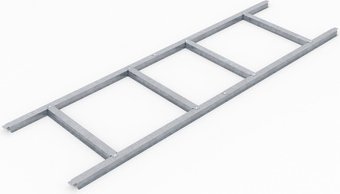 Thumbnail - PERGART Fundament »Leipzig II«, Stahl, BxL: 162 x - silberfarben