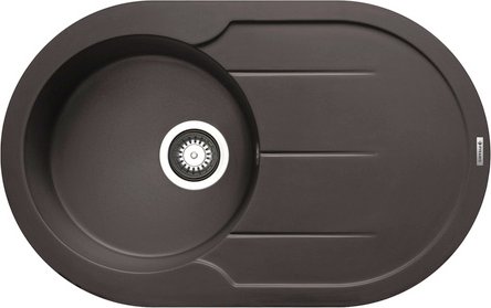Pyramis Einbauspüle »Alazia«, Granit, BxHxL: 78 x 49 cm - schwarz