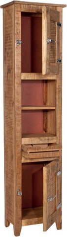 SIT Hochschrank »FRIGO«, Mangoholz, 2-türig - braun