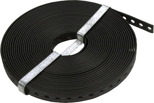 CONNEX Montageband, verzinkter Stahl/Kunststoff, BxL: 19 x 10000 mm - silberfarben