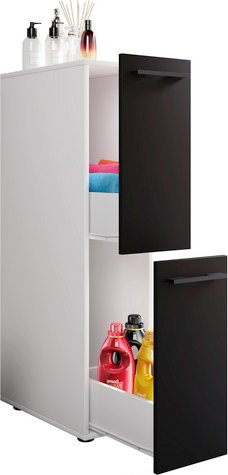 VCM Mehrzweckschrank »Sadilo«, BxHxT: 25 x 110 x 50 cm - weiss