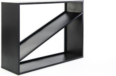 Westmann Kaminholzregal, BxHxT: 35 x 80 x 115 cm - schwarz