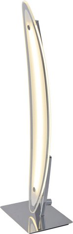 Thumbnail - NÄVE LED-Tischleuchte »Surf«, BxL: 100 x 100 mm, inkl. Leuchtmittel - silberfarben