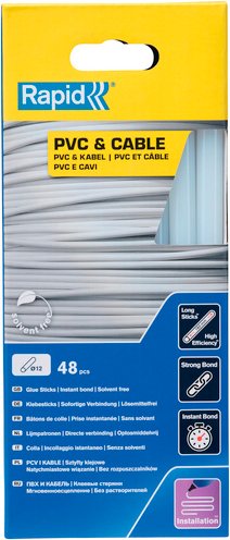 RAPID Klebestick, transparent, für Ø 11 - 12 mm Heißklebepistolen - weiss