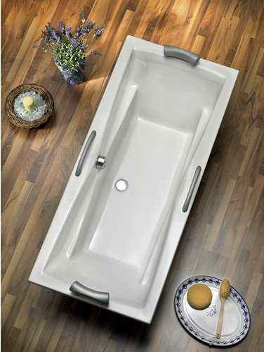 Thumbnail - OTTOFOND Badewanne »Atlanta Duo«, BxHxL: 80 x 44 x 190 cm, Körperform - weiss