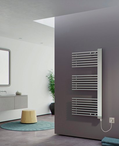 XIMAX Handtuchwärmer »C5«, Anschluss: elektrisch, Typ 1 - silberfarben