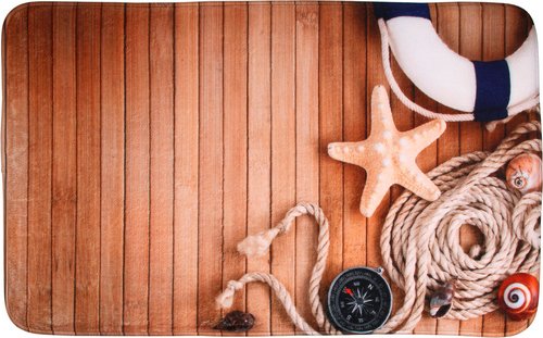 Sanilo Bad-Accessoire-Set, 6-tlg., Maritime - beige