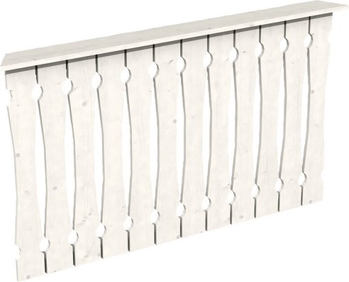 SKANHOLZ Brüstung, B x H: 150 x 96 cm, Holz, Farbe: weiß