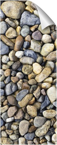 mySPOTTI Duschrückwand-Panel, fresh, Steinoptik, 255x100 cm - grau