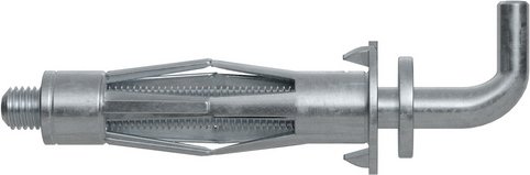 FISCHER Hohlraumdübelset »HM«, 10 mm x 65 mm, inkl. Haken - silberfarben