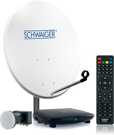 SCHWAIGER SAT-Anlage, HDTV 4TN 80 cm Quad LNB