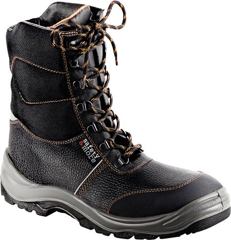 Thumbnail - safety and more Sicherheitsstiefel, schwarz, Rindsleder - Größe 47