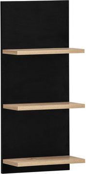 SCHILDMEYER Regal »Emmik«, BxH: 30,3 x 70,2 cm, weiß eiche - schwarz