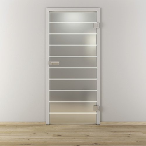 NOVADOORS Glasdrehtür »NOVA 592«, matt - transparent