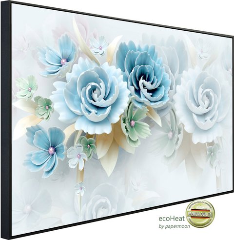 Thumbnail - papermoon Infrarotheizung »EcoHeat - Muster mit Blumen «, Matt-Effekt - bunt