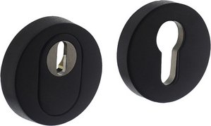 Intersteel Sicherheitsrosette, Ø: 53 mm, Edelstahl - schwarz