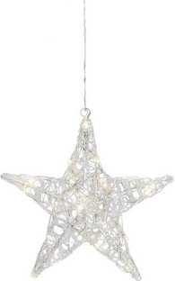 Thumbnail - Konstsmide LED-Stern, Kunststoff, BxHxL: 8 x 34 x 32 cm, inkl. Leuchtmittel - transparent