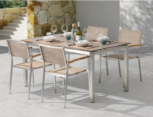 Thumbnail - acamp® Sessel-Set »SKYE«, 6 Sitzplätze, Polyester - silberfarben