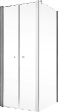 Thumbnail - SCHULTE Eckeinstieg »Garant 2.0«, BxHxT: 90 x 200 x 90 cm, Türart: Pendeltür - silberfarben