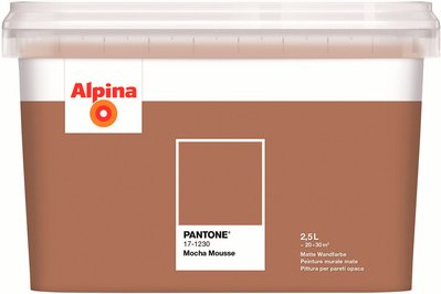 ALPINA Wandfarbe »PANTONE«, Mocha Mousse, matt, 2,5 l - braun