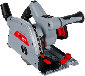 HOLZMANN-MASCHINEN Tauchsäge »TAS140AKKU«, mit Akku, inkl. Schiene, Drehzahl 2000-5500 /min - grau