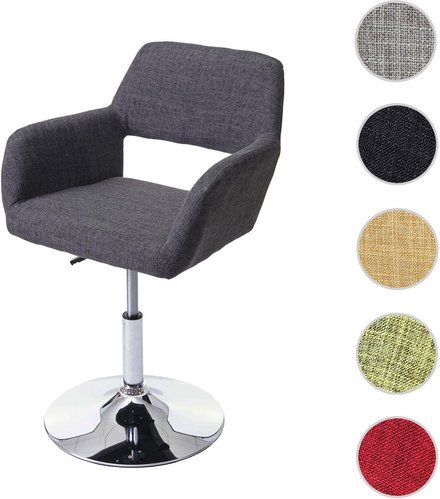 MVG Esszimmerstuhl »MVG-A50 III«, mit Armlehnen - grau