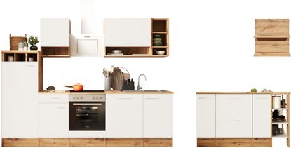 Thumbnail - RESPEKTA Küchenblock »Hilde«, HxBxT: 205 x 280 x 60 cm, inkl. E-Geräte - weiss