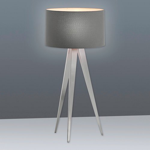 Thumbnail - NÄVE Hockerleuchte »Tripod«, BxL: 280 x 280 mm, ohne Leuchtmittel - grau