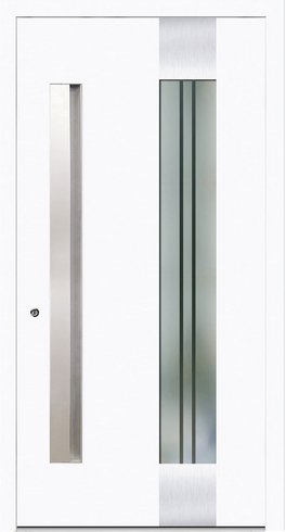 KNOCK Aluminium-Haustür »ODESSA«, weiß - weiss